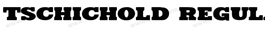 Tschichold Regular字体转换